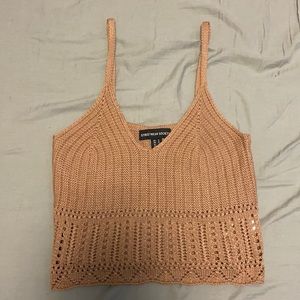 Knit Brown crop top